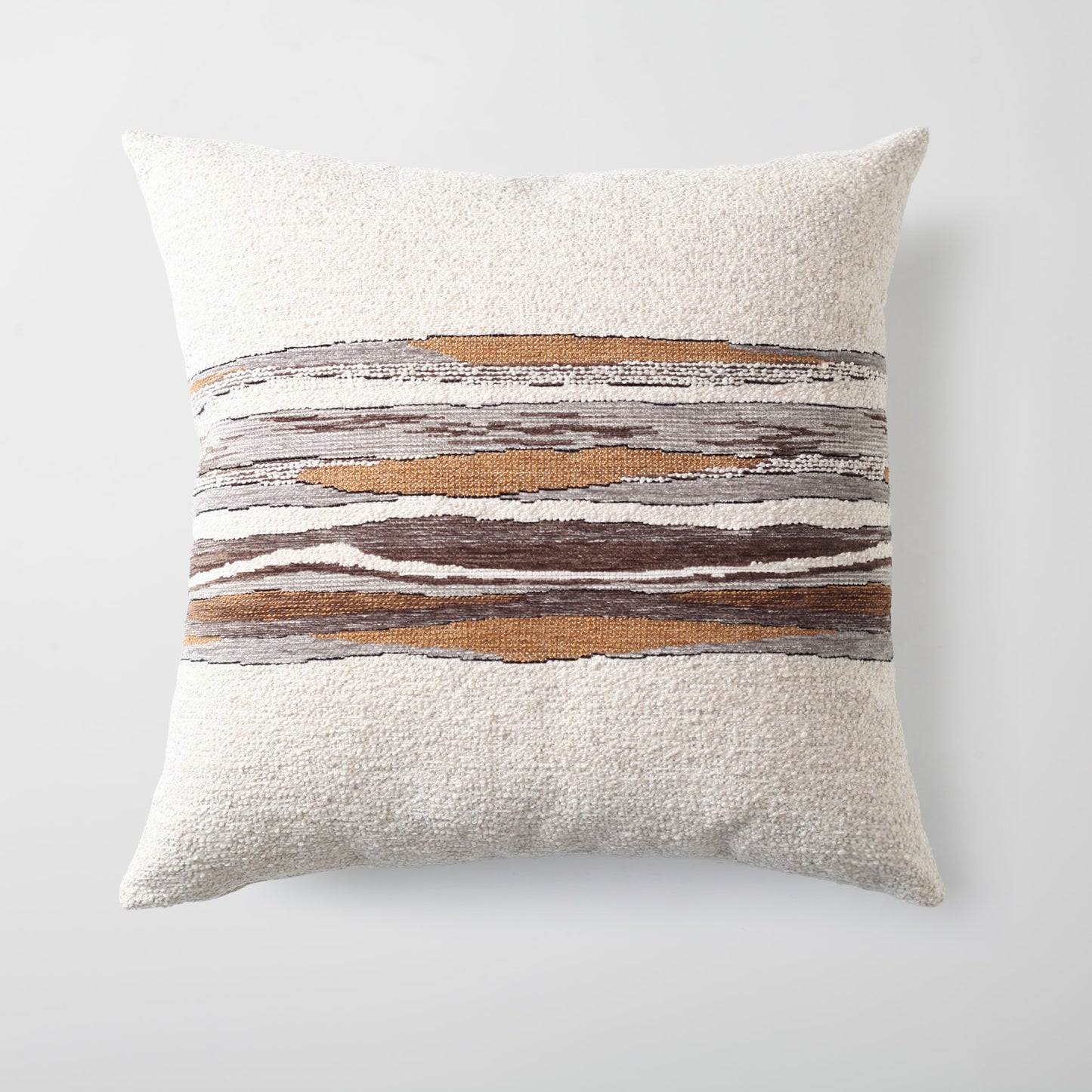 Kraft & Cello - Dekoratif Yastık - 3'lü Kombin Set - Hardal