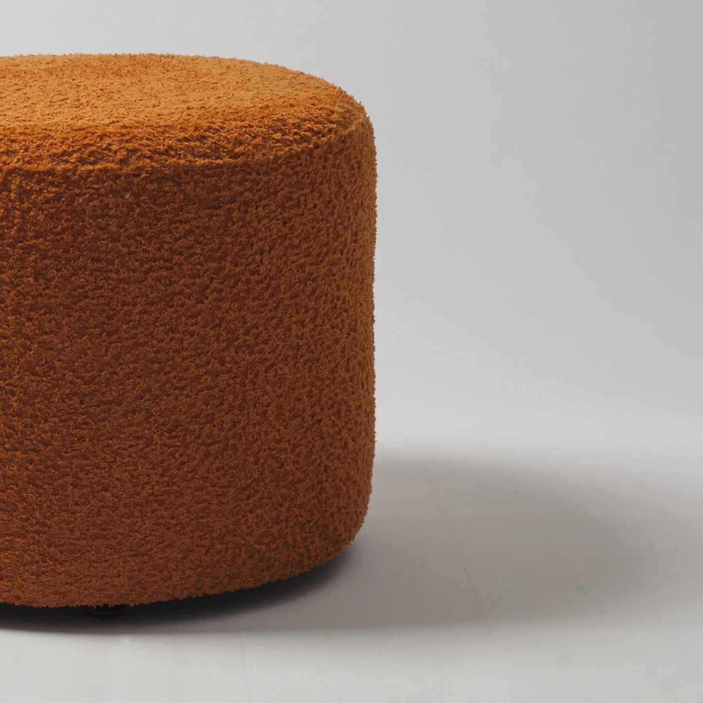 Deco - Puf - Yuvarlak Puf - Turuncu