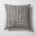 Tweed - Soyut Desenli Dokulu Kare Kırlent 50x50 - Gri
