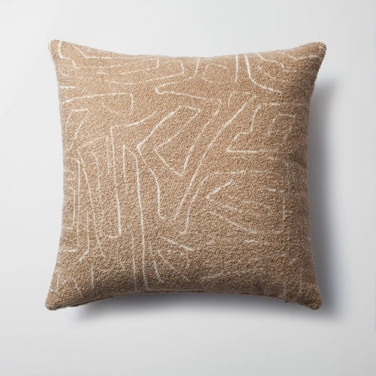 Devetüyü soyut desenli kırlent kılıfı 50x50 cm