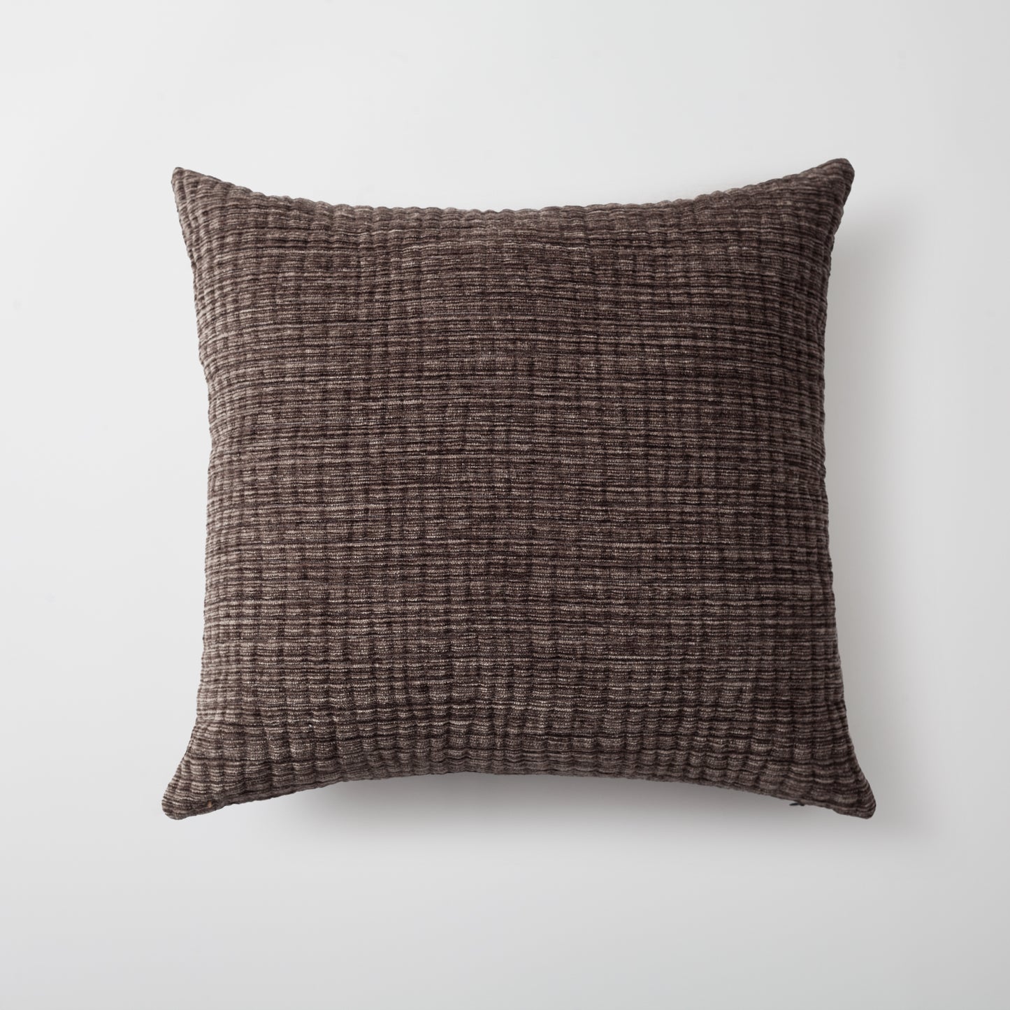 Okka - Dokulu Çizgili Krlent 45x45 - Kahverengi