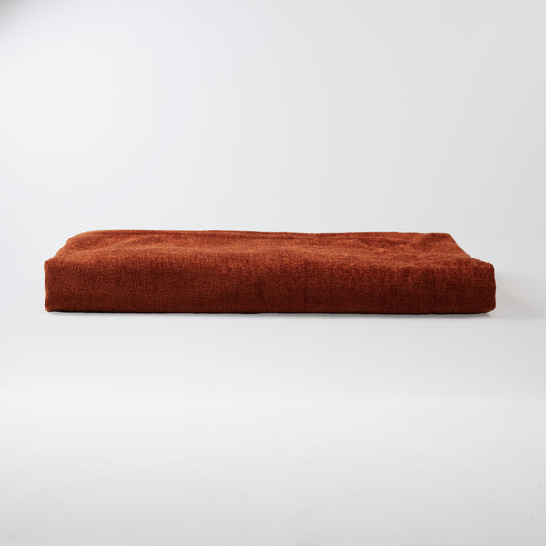 Kiremit turuncu geniş yatak runner 120x260 cm